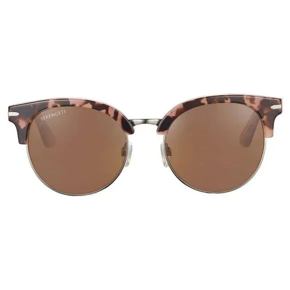 New SERENGETI Havana Square Susan SS560003 Sunglasses Women - Picture 2 of 5